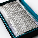 Continental Clutch Wallet Diamond Small, Silver